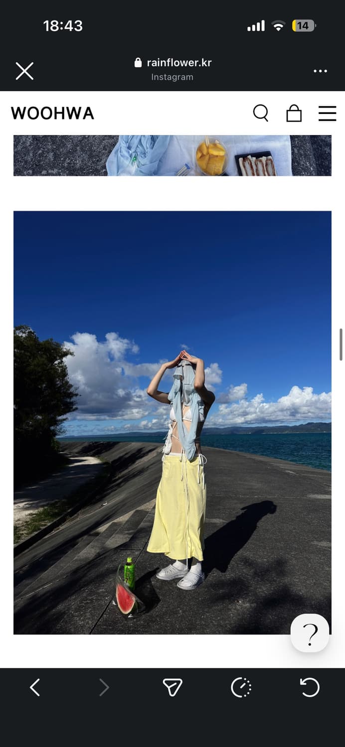 Woohwa LILI FLARE SK YELLOW 상품이미지5