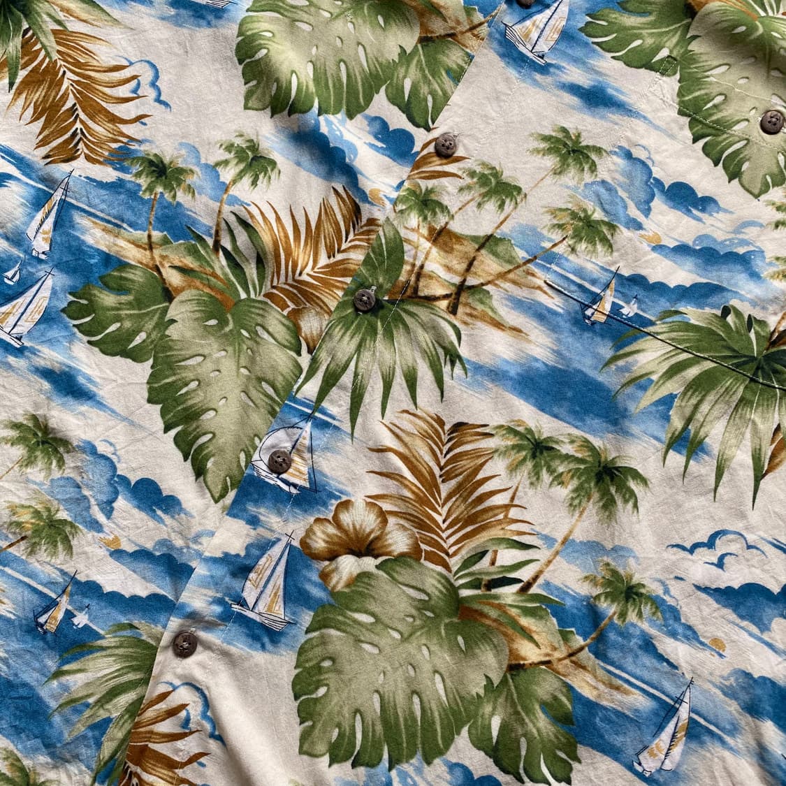 빈티지 하와이안 반팔 셔츠 상품이미지3