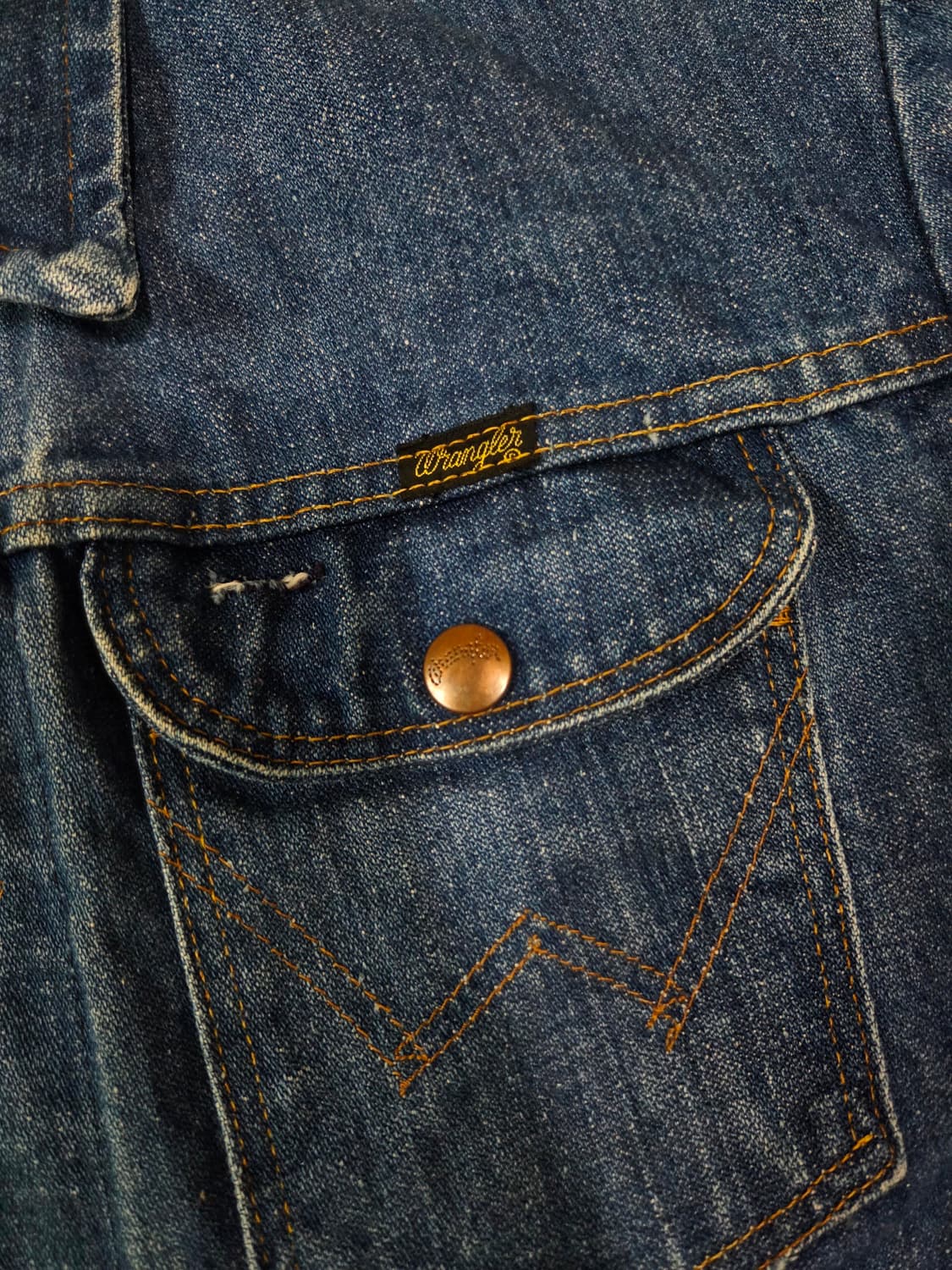 랭글러 124MJ 70s 데님 트러커 재킷 상품이미지5