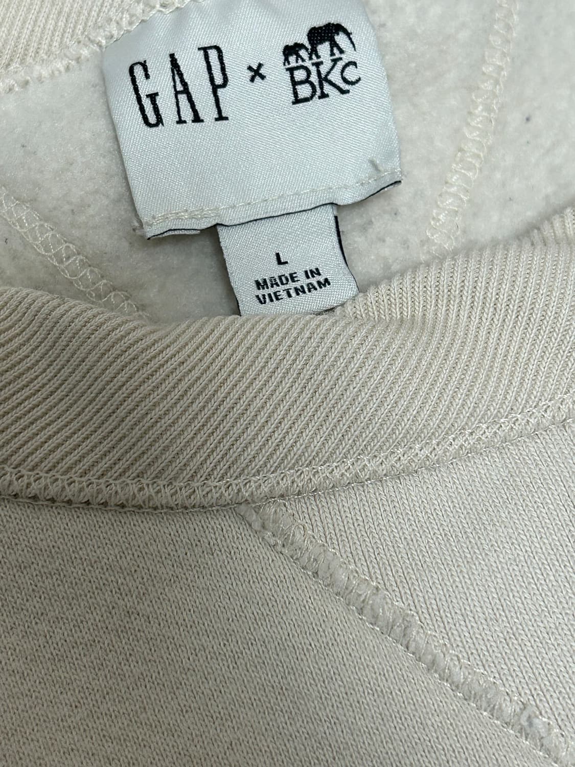 GAP X 브루클린 서커스 아이보리 스웻셔츠 상품이미지5