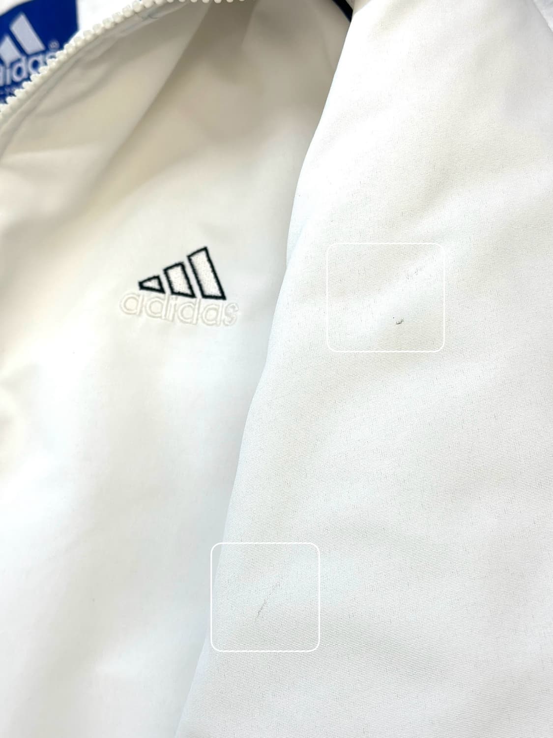 아디다스 화이트/스카이 모비딕 후드 점퍼  상품이미지8