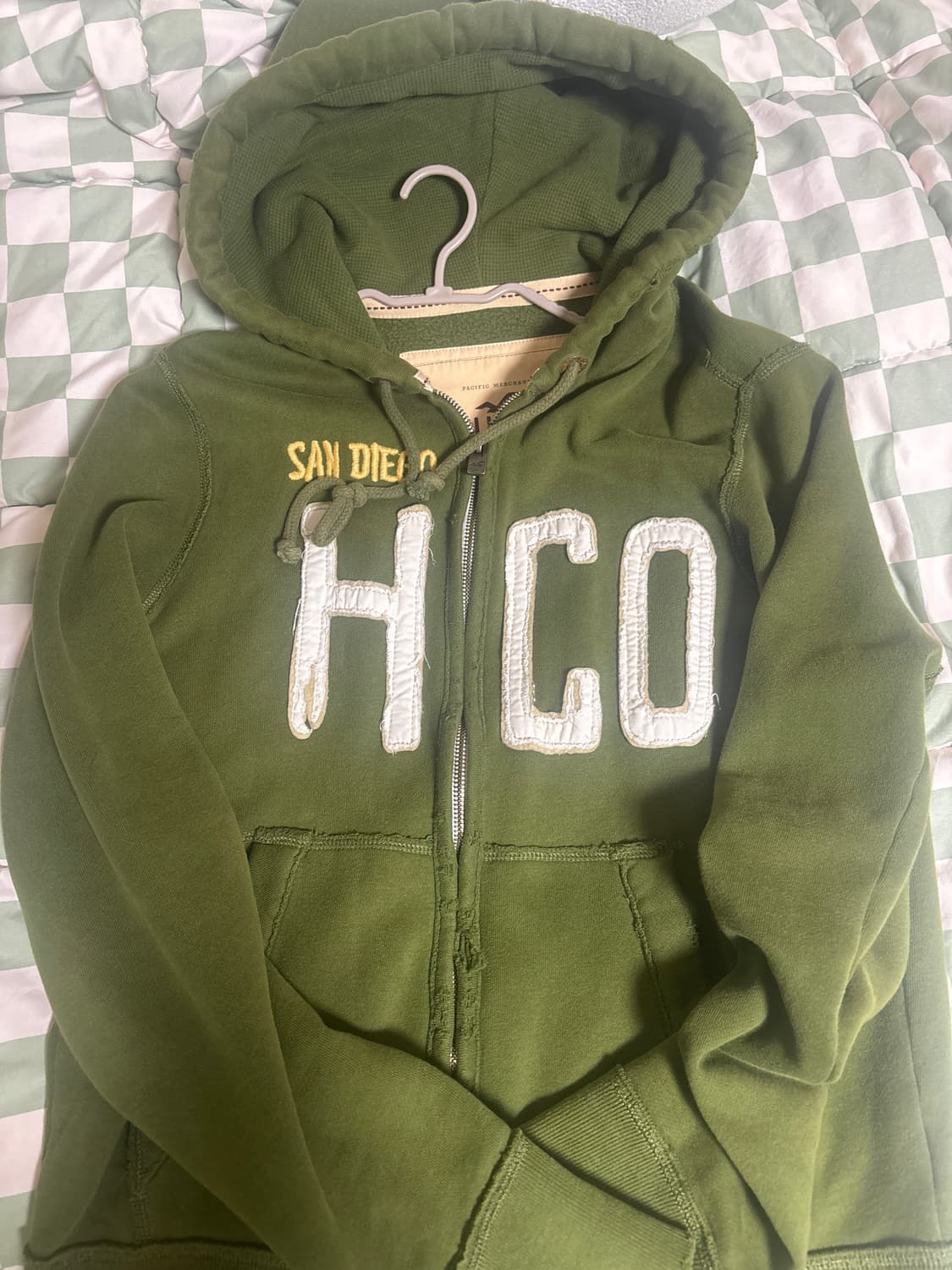 홀리스터 말차 후드집업 상품이미지1