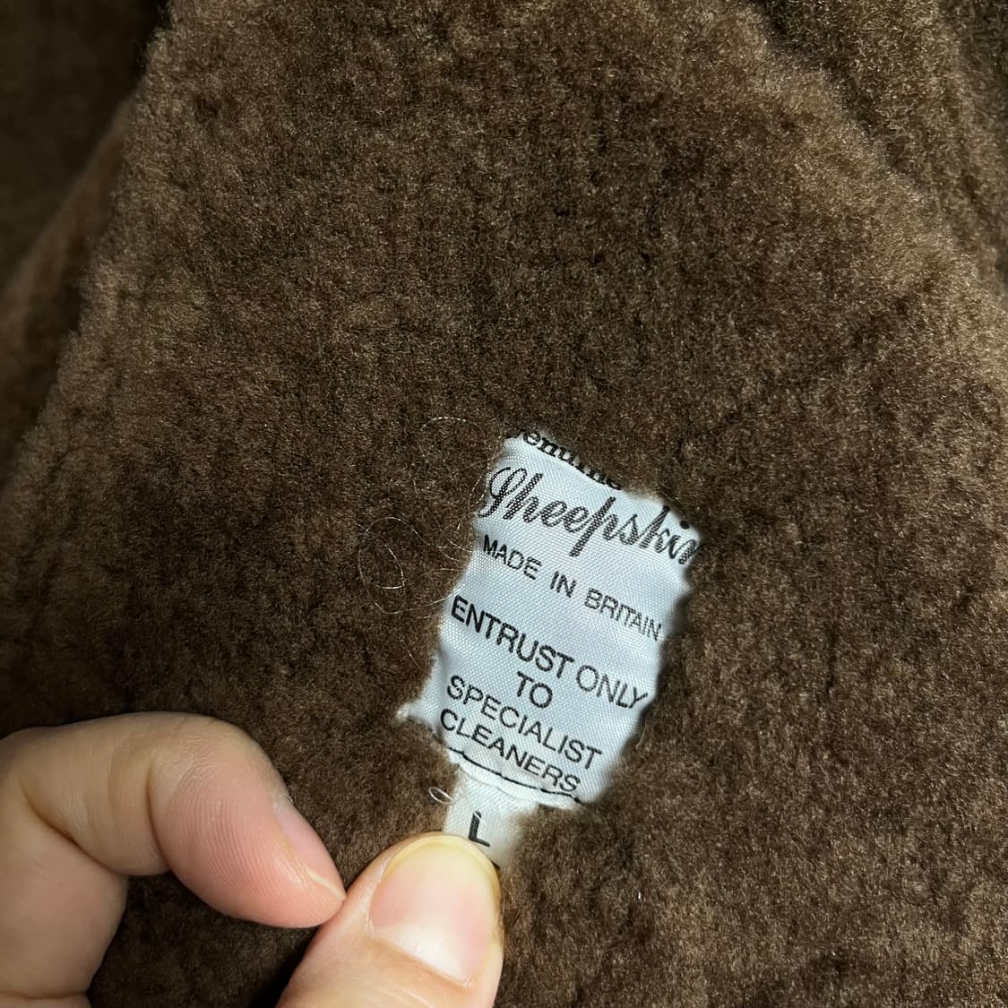 영국 빈티지 리얼 무스탕 상품이미지3