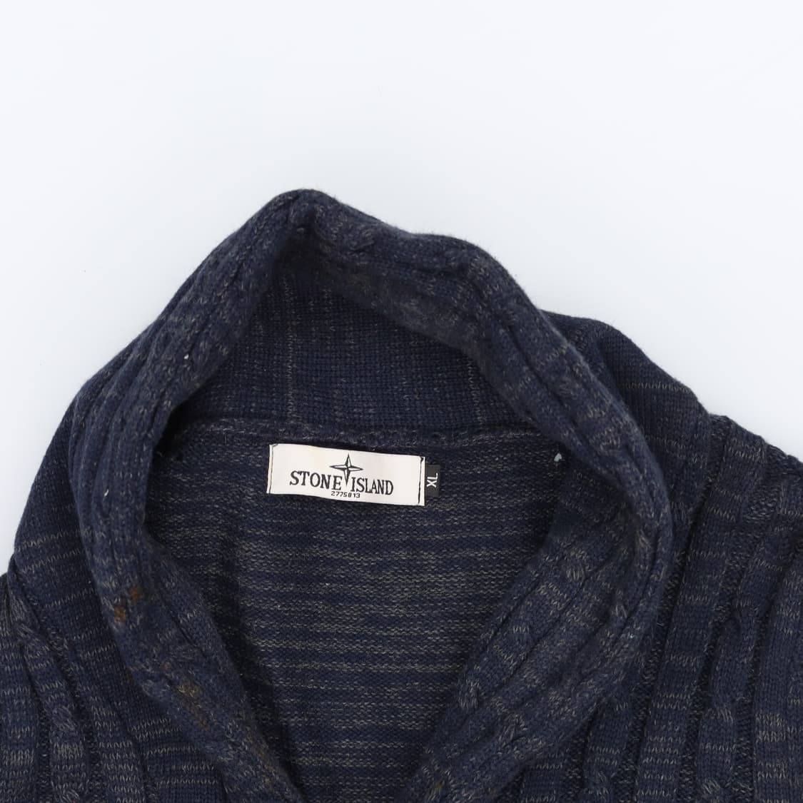 [XL] 고급 골지 니트 숄 카라 가디건 0106J 상품이미지3