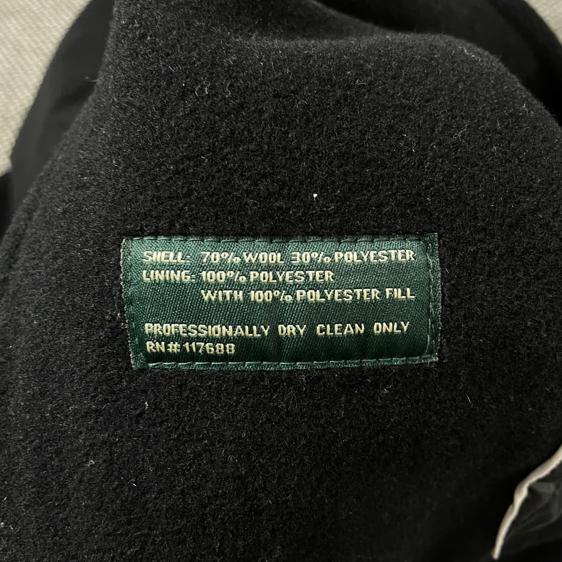 폴로랄프로렌 블랙 더블 숏 코트 S 상품이미지5