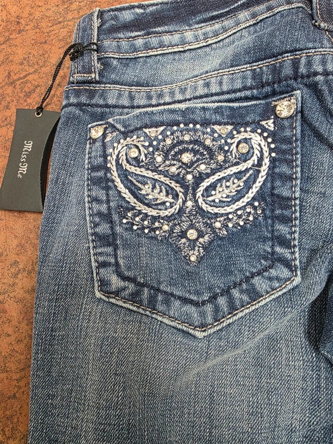 MISS ME 미스미 로루라이즈 부츠컷 데님 팬츠 25 상품이미지2