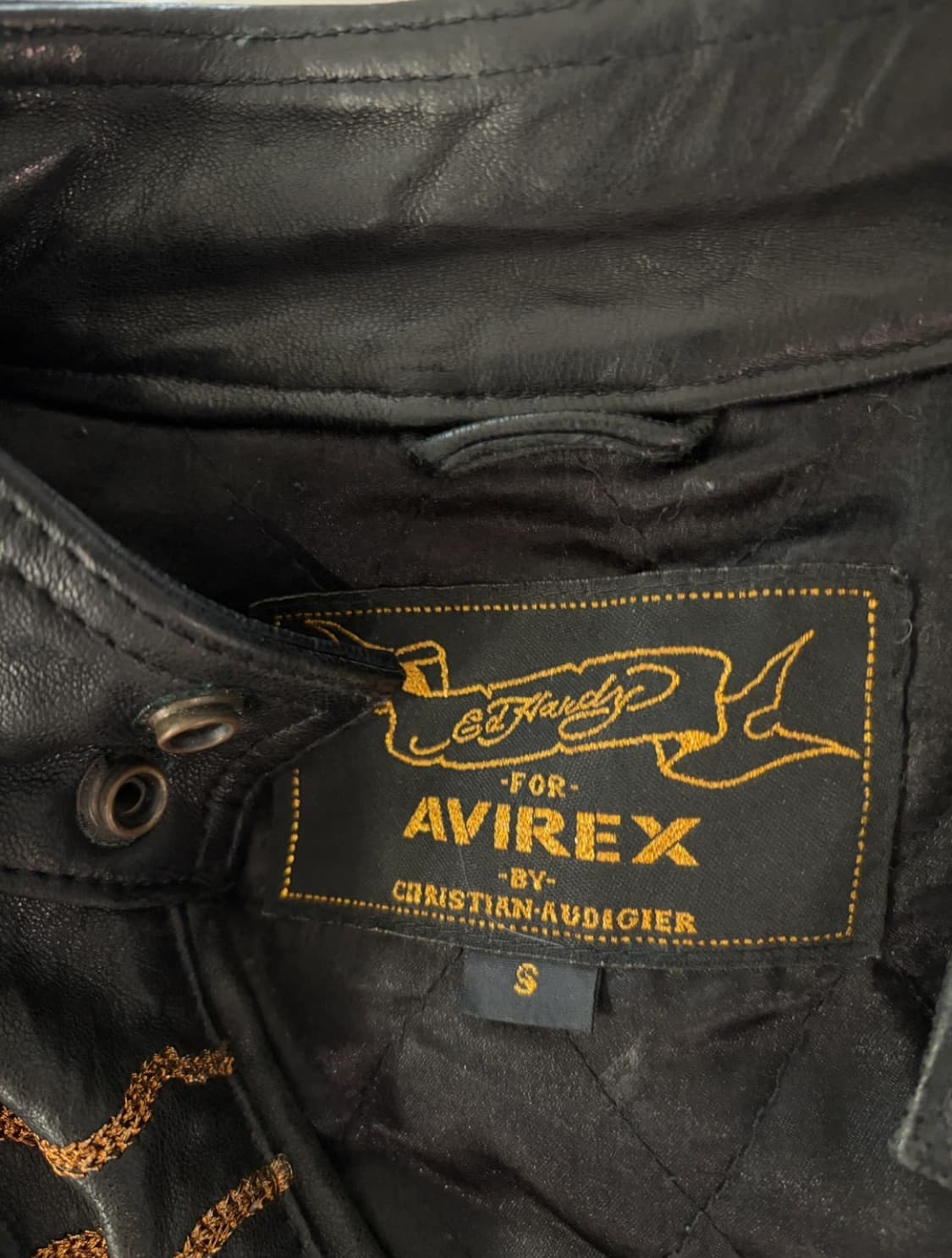 아비렉스 에드하디 콜라보 소가죽 레더 상품이미지3