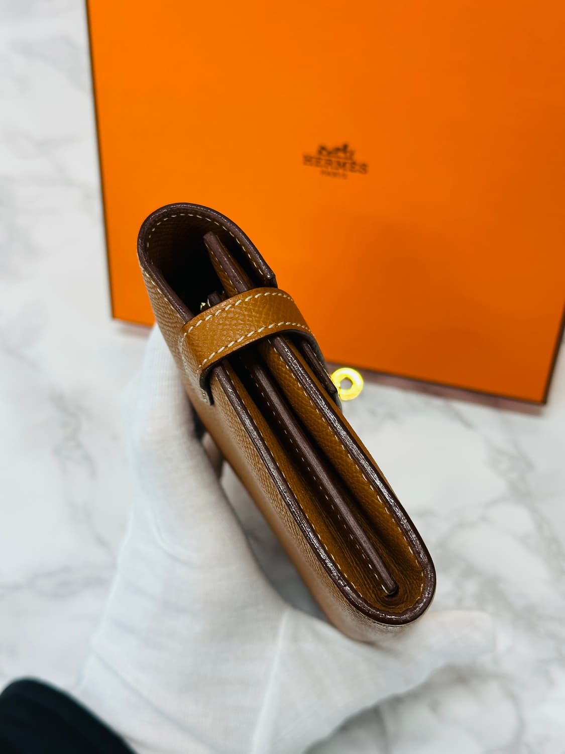 [정품] 에르메스 켈리 앱송 금장 장지갑 상품이미지3