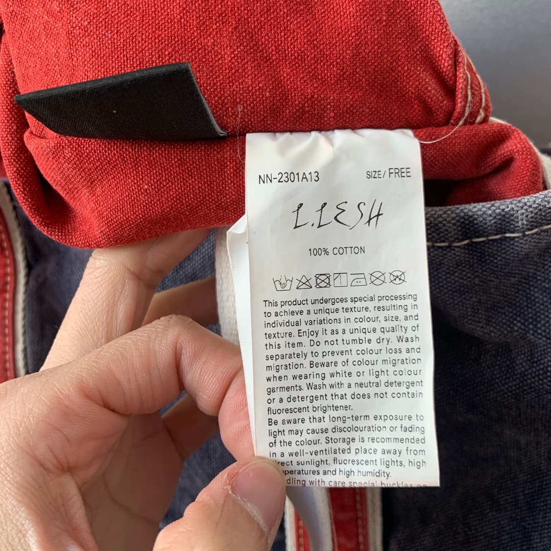 24ss "L.LESH" Shoulder Tote Bag 상품이미지9