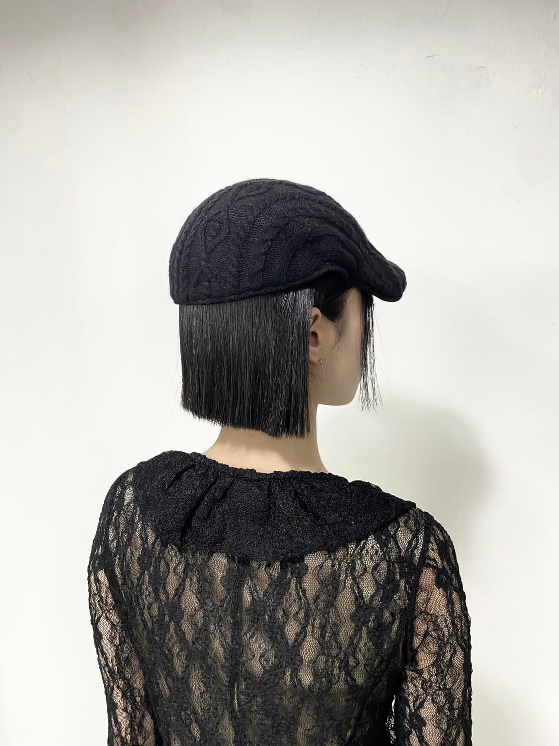 카시라 니트 헌팅 캡 상품이미지3