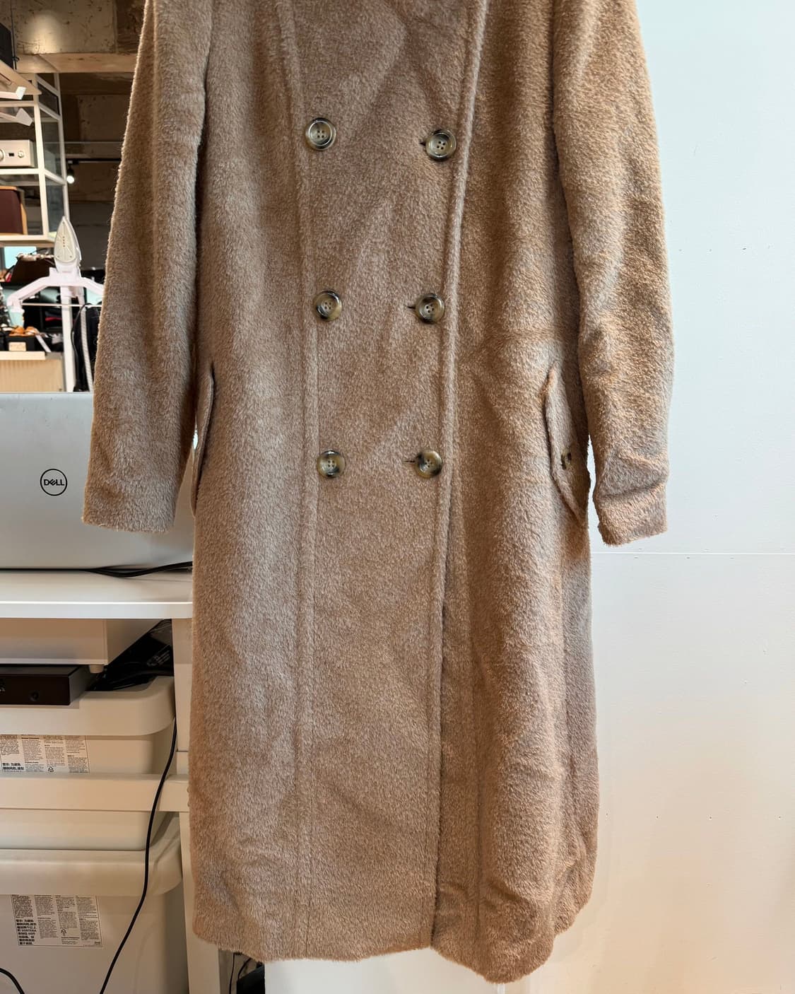 막스마라 브라운 테디 베어 더블 코트  상품이미지6