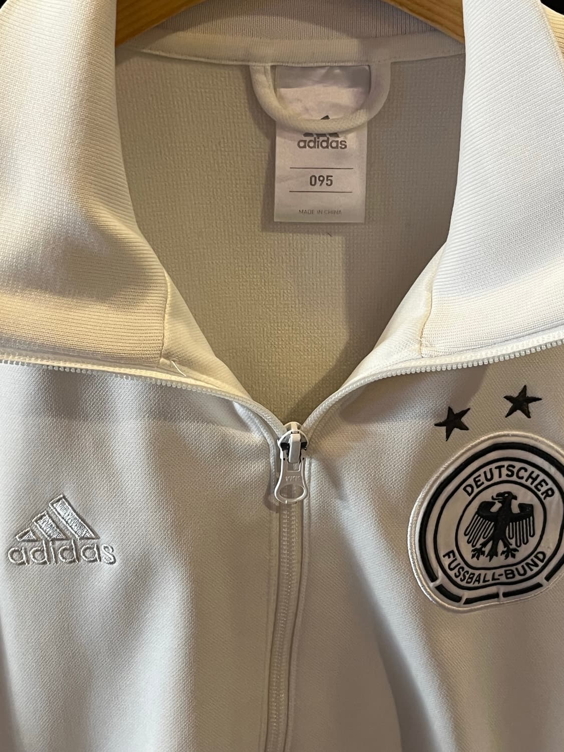 아디다스 대장 화이트 실버 독일 트랙탑 져지 상품이미지5