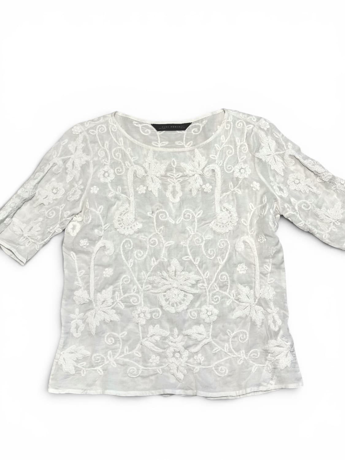 ⊹ Zara Embroidered Tee 상품이미지9