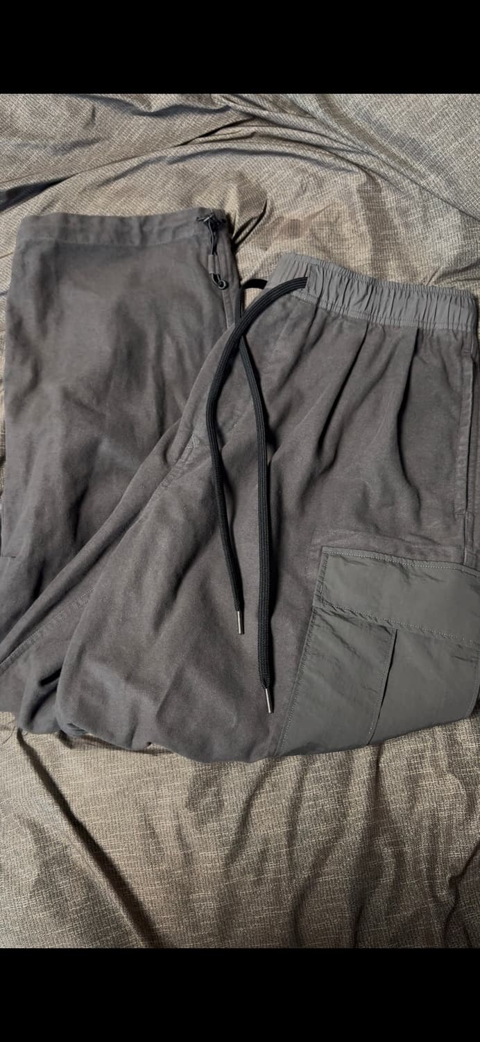 모이프 6p 브러쉬드 팬츠 차콜2 상품이미지4