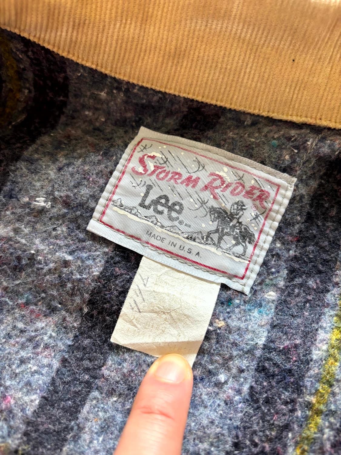 70's Lee 101LJ 스톰라이더 데님 트러커 자켓 105 상품이미지7