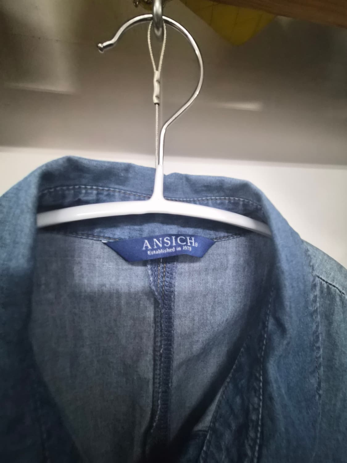 안지크 데님셔츠 점퍼 블루종 상품이미지6