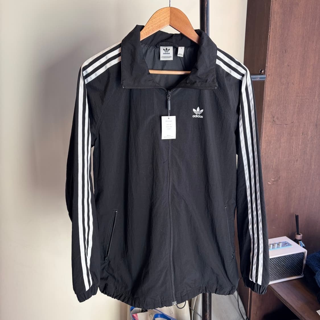 15437 - 아디다스 블랙 바람막이 자켓 상품이미지2