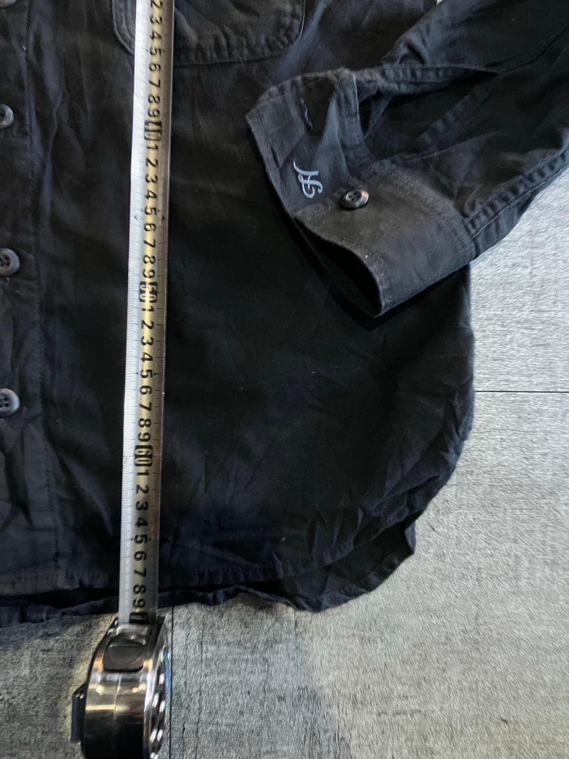 일본빈티지 Chic 올드스쿨아메카지 투포켓 셔츠 상품이미지3