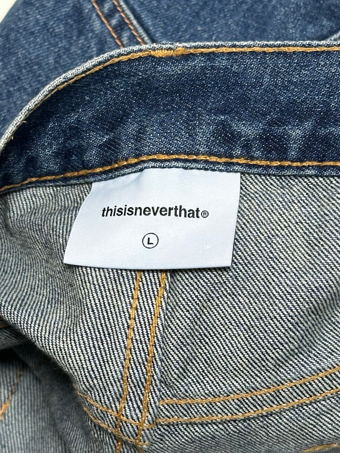 디스이즈네버댓 데님 반바지 SS24) Washed Denim Short 상품이미지4