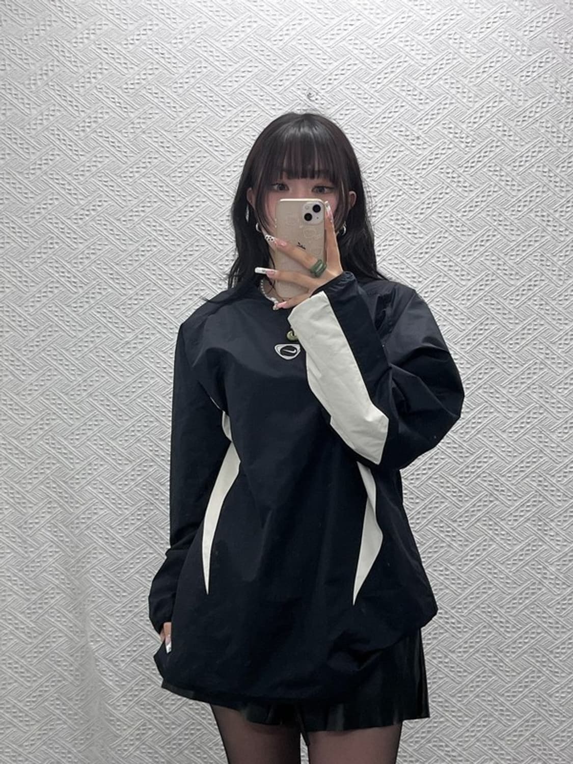 나이키 올드스쿨 빈티지 오레오 바람막이 웜업 L C11311 상품이미지1