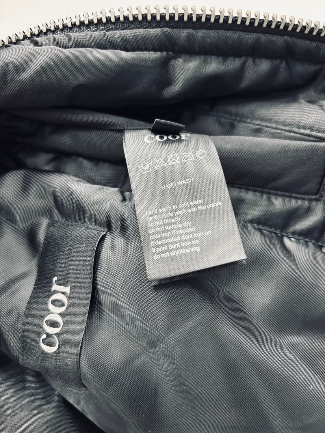 COOR 쿠어 오버핏 루슈 MA-1 패딩 자켓 상품이미지5