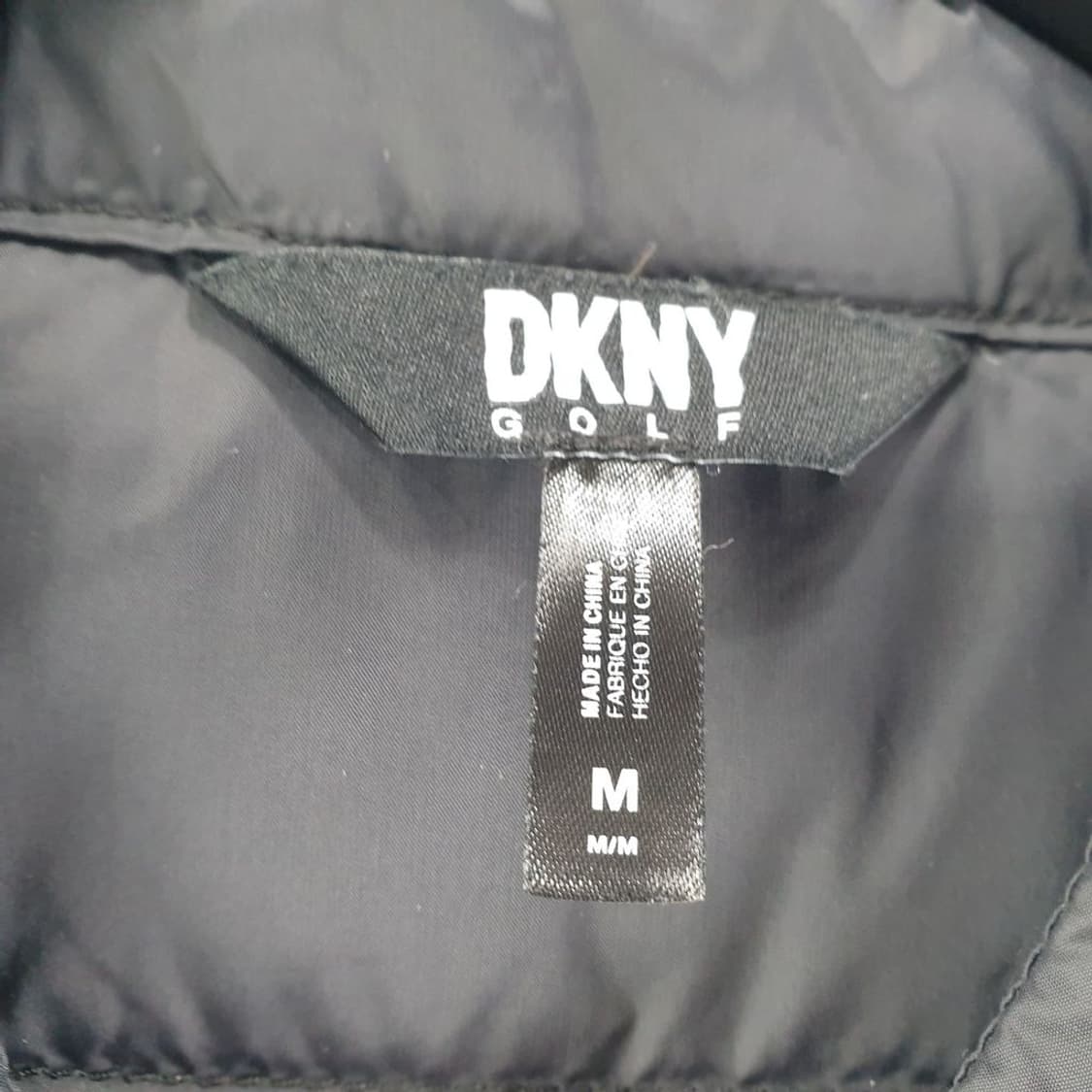 DKNY 블랙 여자 패딩 조끼 M N4437 상품이미지8