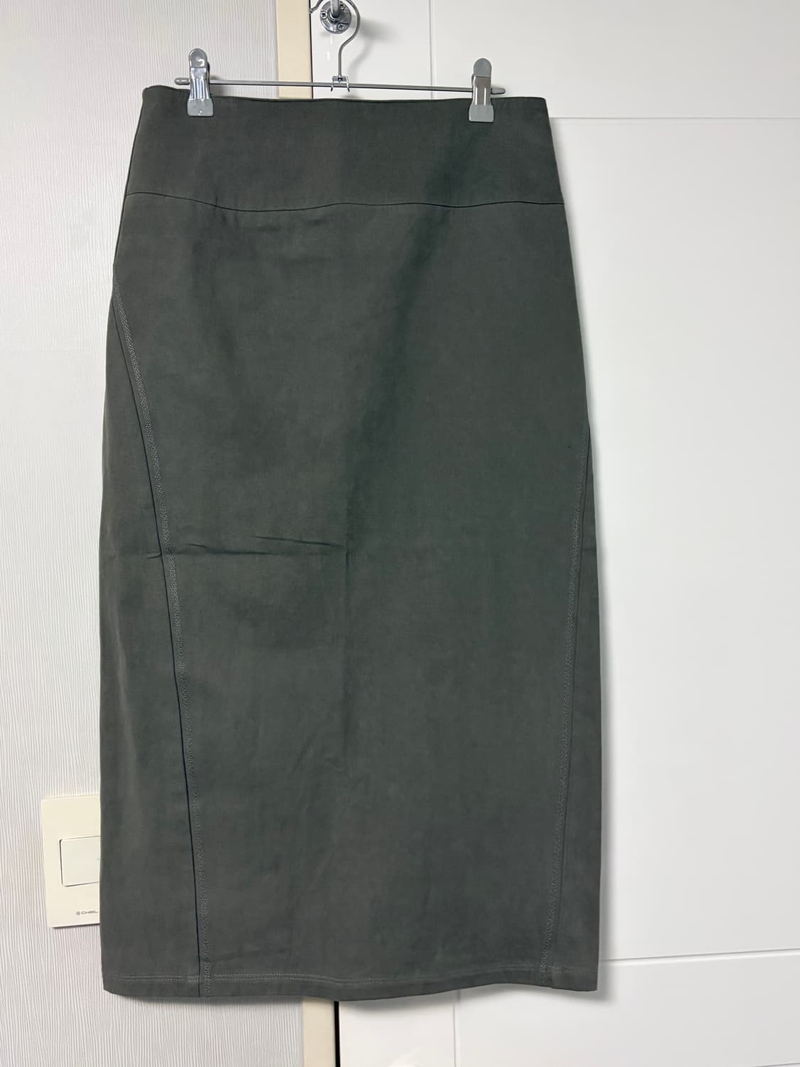 [M]웰빙익스프레스 롱스커트 카키 상품이미지3