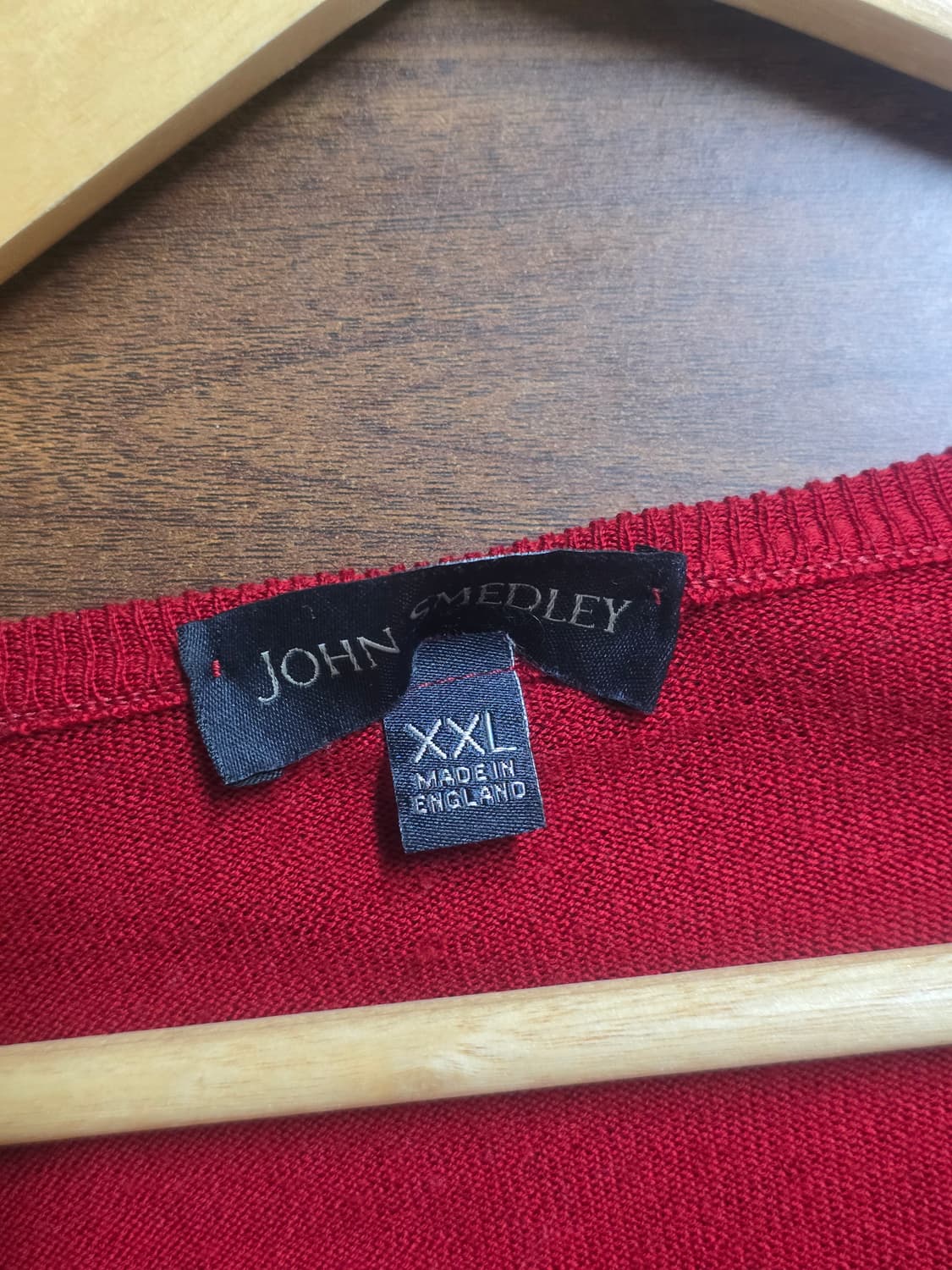 존 스메들리 뉴질랜드 메리노 브이넥 니트 XXL 상품이미지6