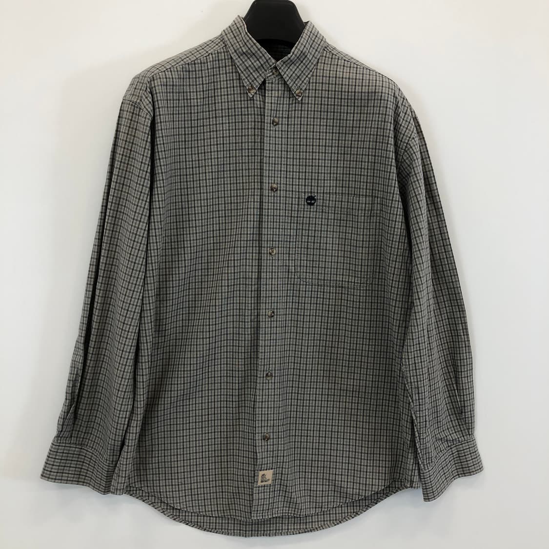 90s 팀버랜드 홍콩판 마이크로체크셔츠 105-110 상품이미지1