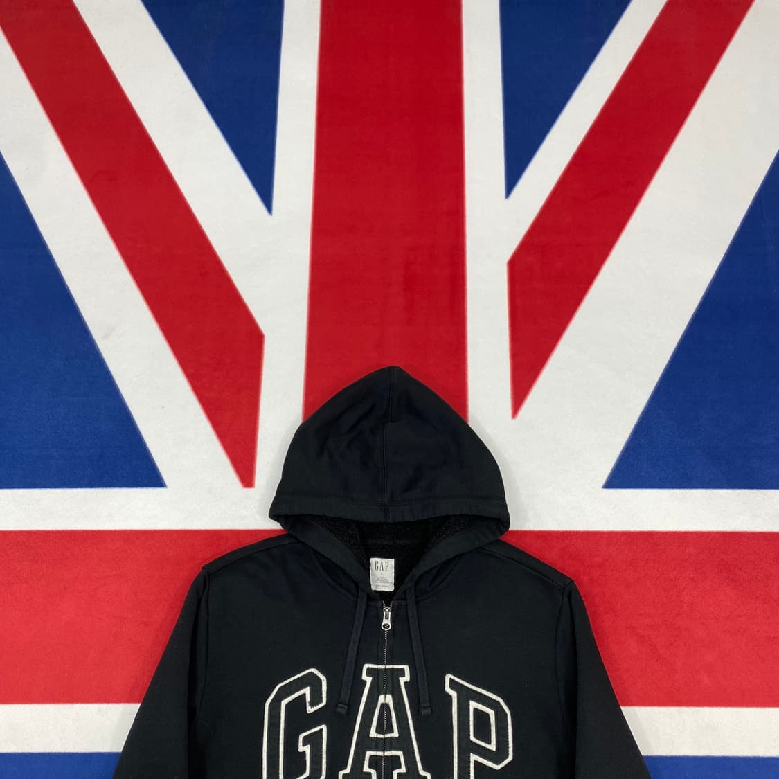 GAP 양털 후드집업 S 실측 M  상품이미지2