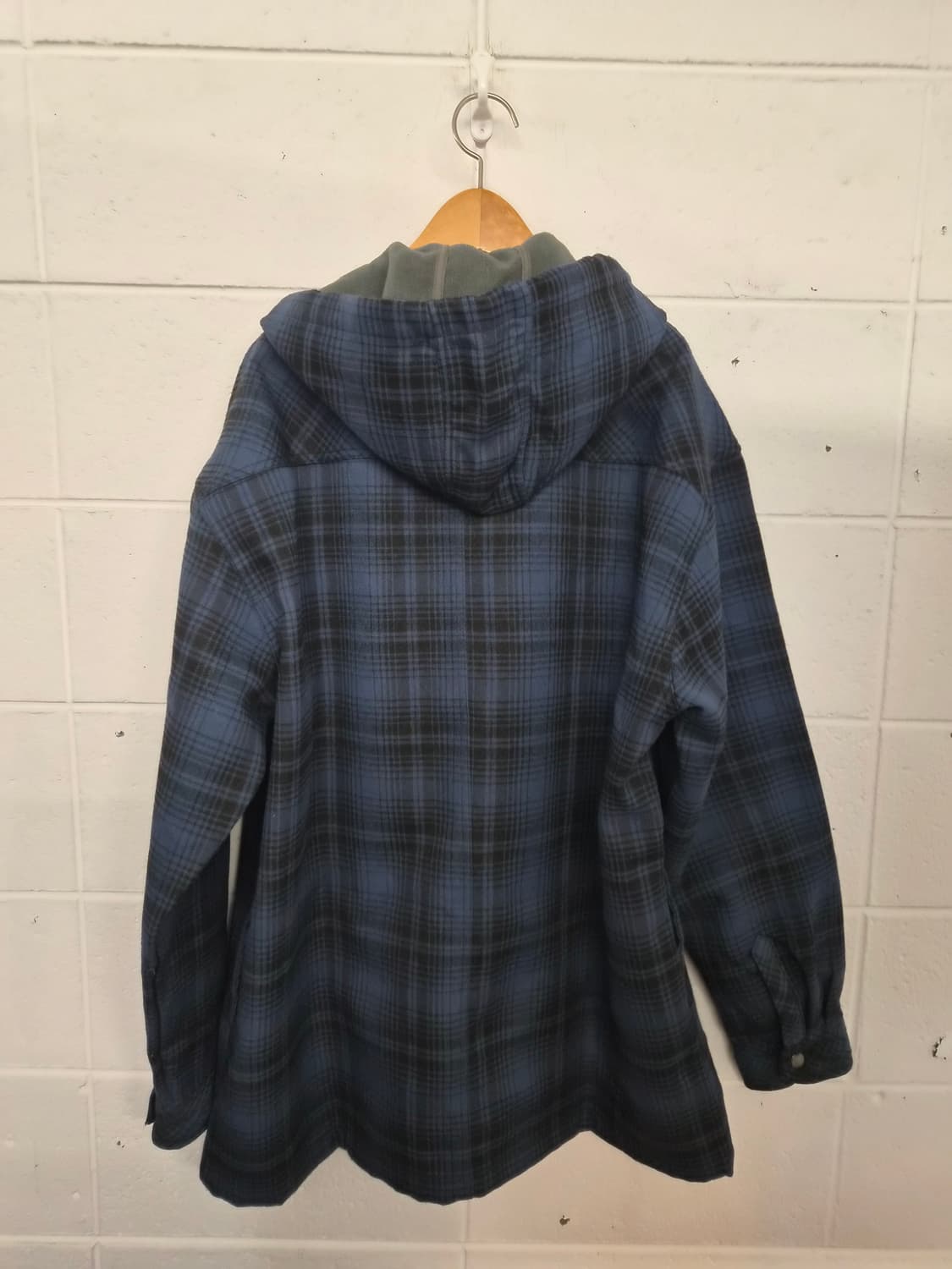 XL/110) 디키즈 플란넬 기모 후드 워크 셔츠 팝니다 상품이미지2