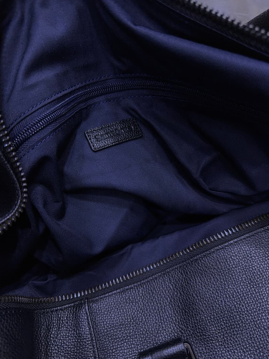 쌤소나이트 레더 보스턴 더플백 벨티드 블랙 백 상품이미지8