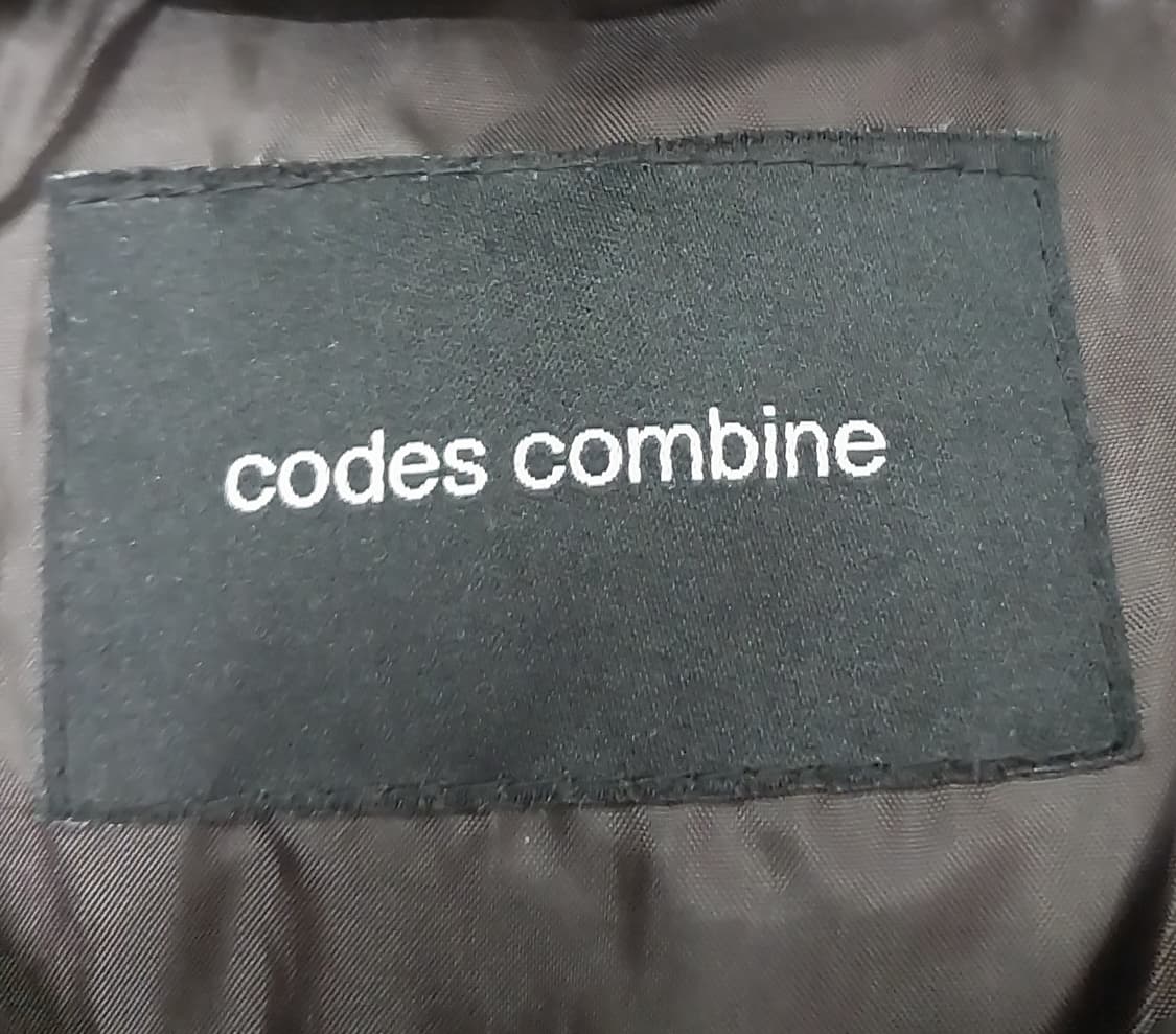 코데즈 컴바인 다크브라운 숏 패딩 (후드분리됨) 상품이미지4