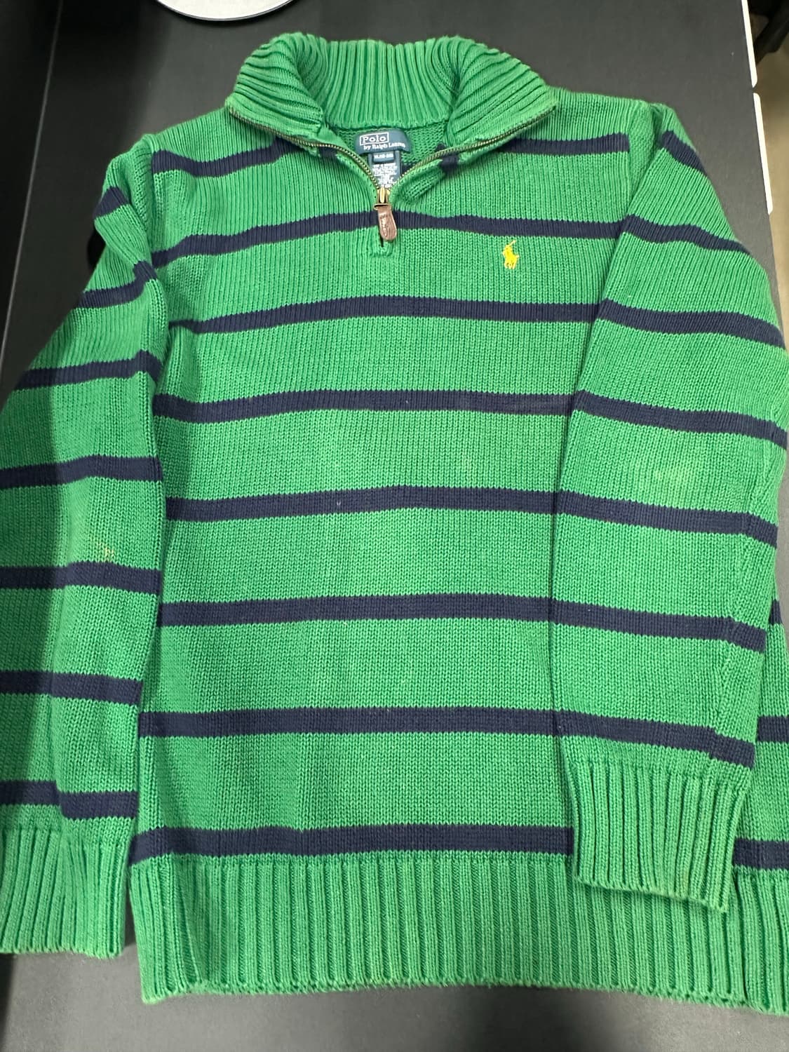 폴로 랄프로렌 니트 스트라이프 집업 상품이미지3