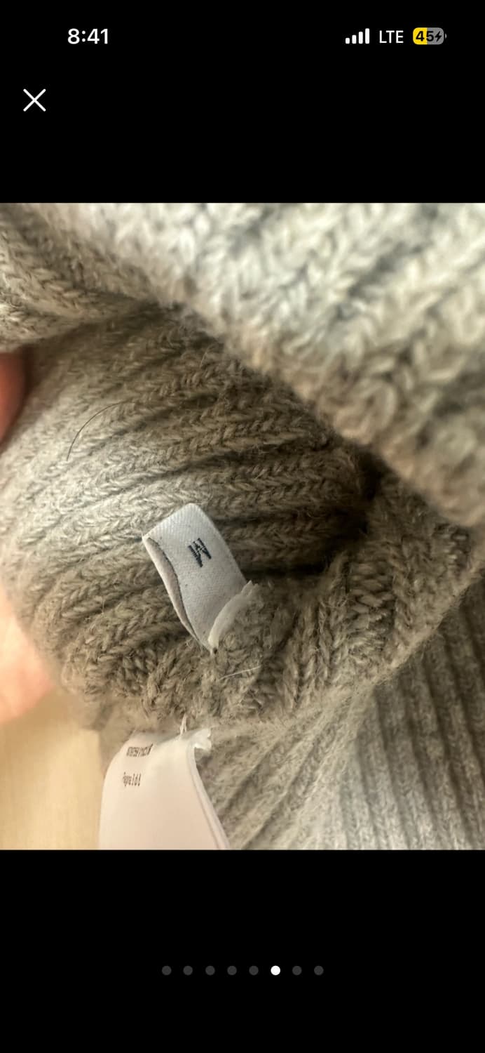 보테가 베네타 목폴라 니트 M RIVERBED 상품이미지6