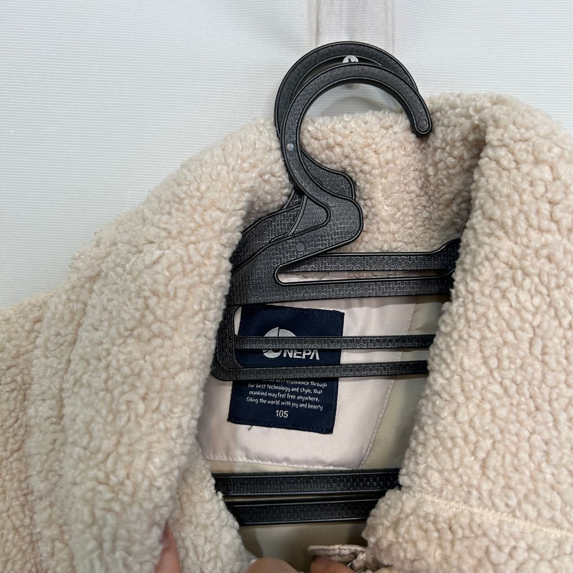 네파 뽀글이 플리스 롱코트 자켓 105 여성 상품이미지2