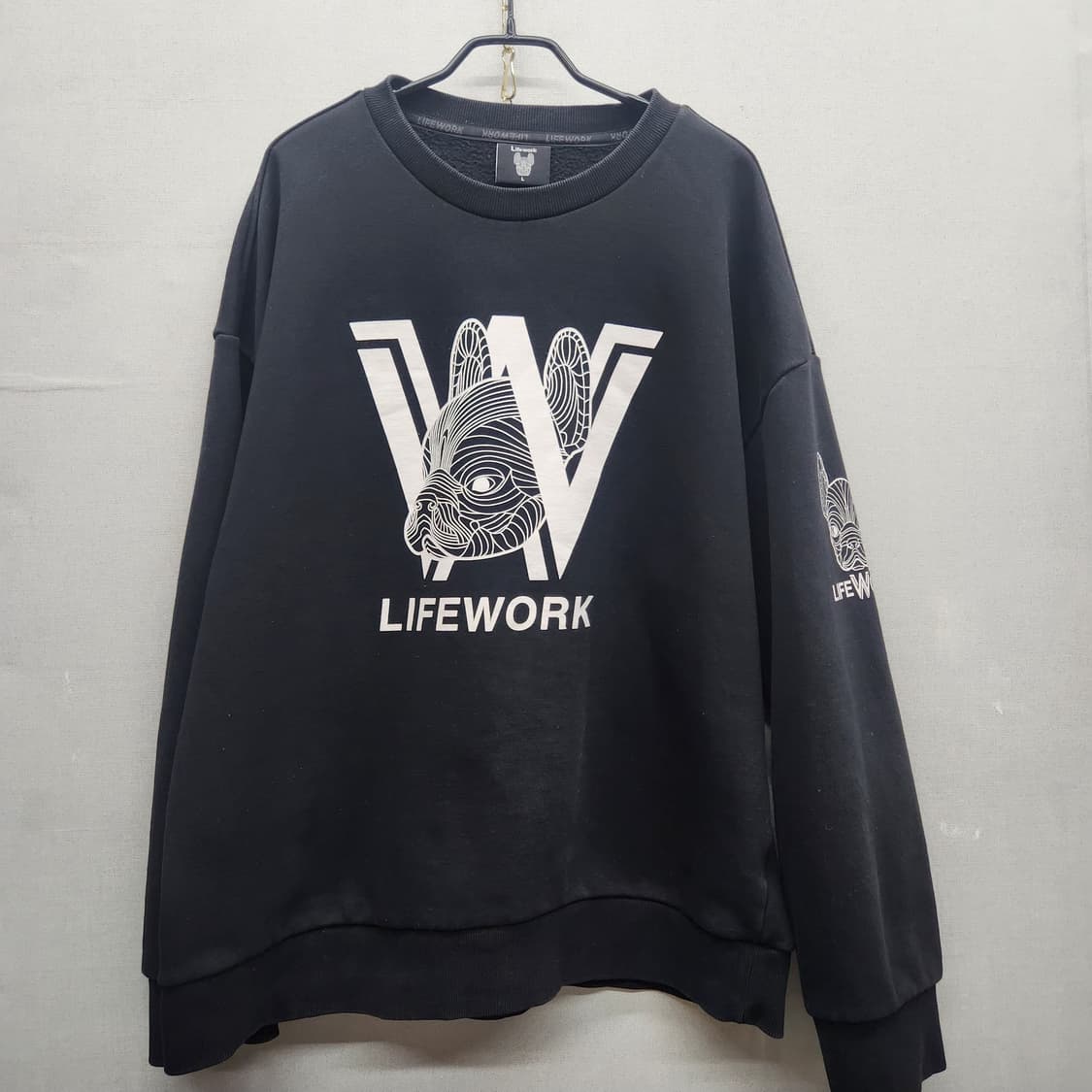 라이프워크 빅로고 맨투맨 XL 상품이미지1