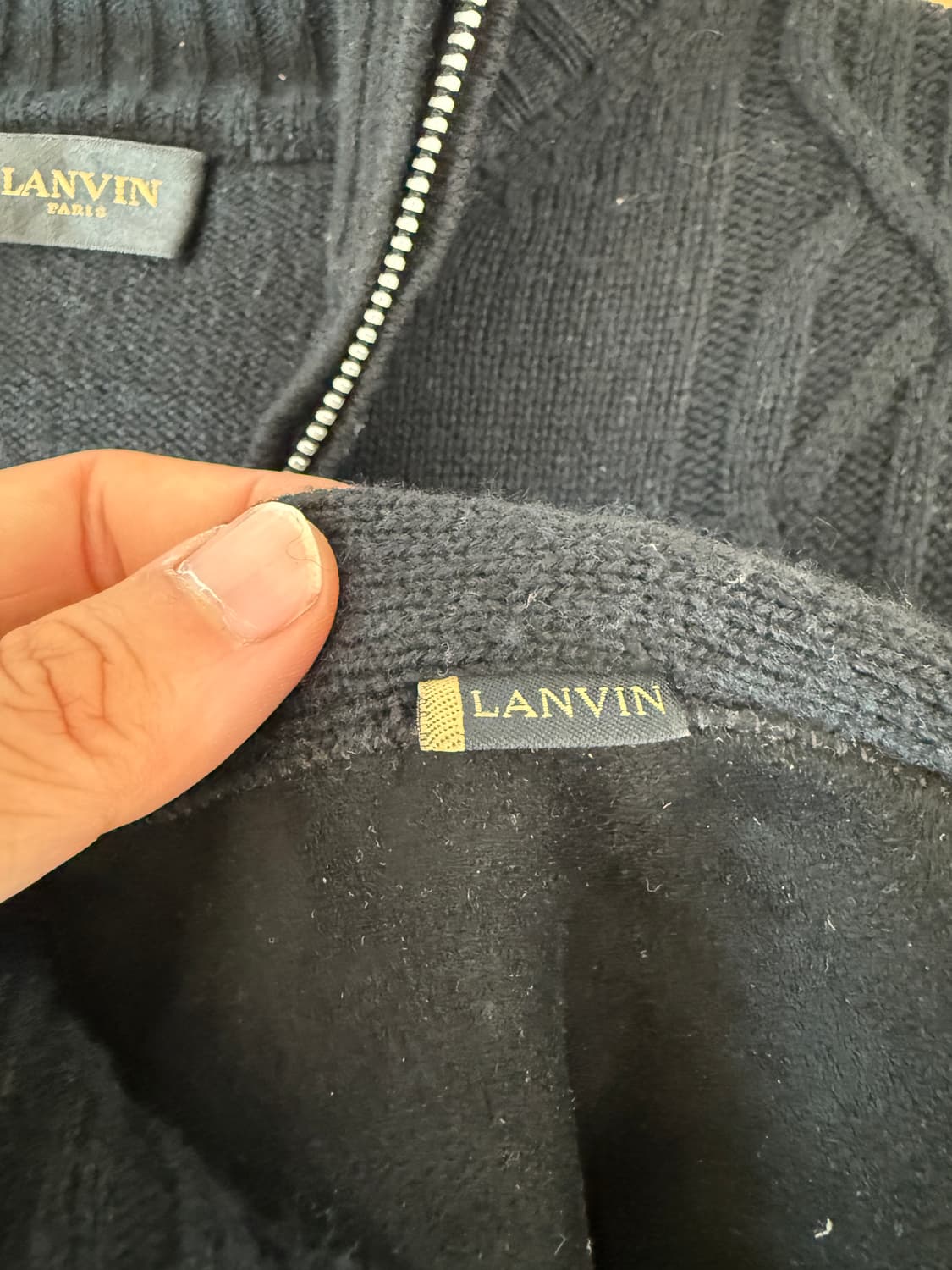 랑방(LANVIN) 집업 니트(ITALY) 상품이미지8