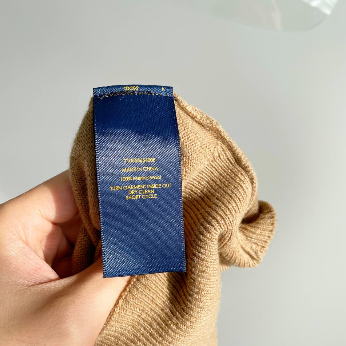 A2 폴로랄프로렌 브이넥니트 S(93-95)사이즈 상품이미지5