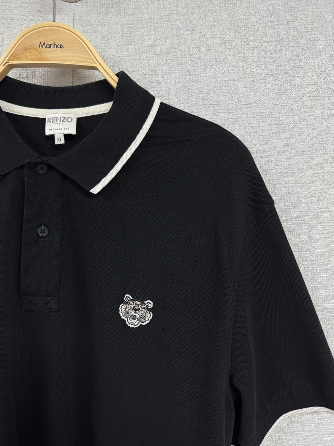 겐조 타이거 자수 카라 반팔 티셔츠 상품이미지2