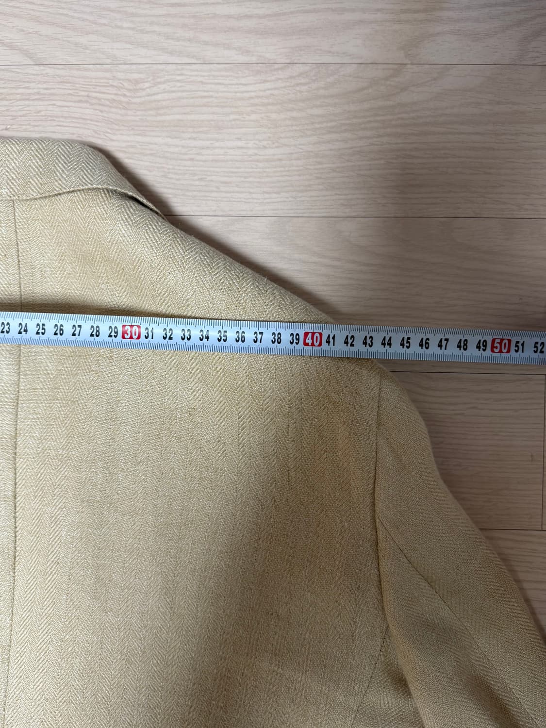 드레익스 에크루 헤링본 린넨 실크 테일러 자켓 36 상품이미지6