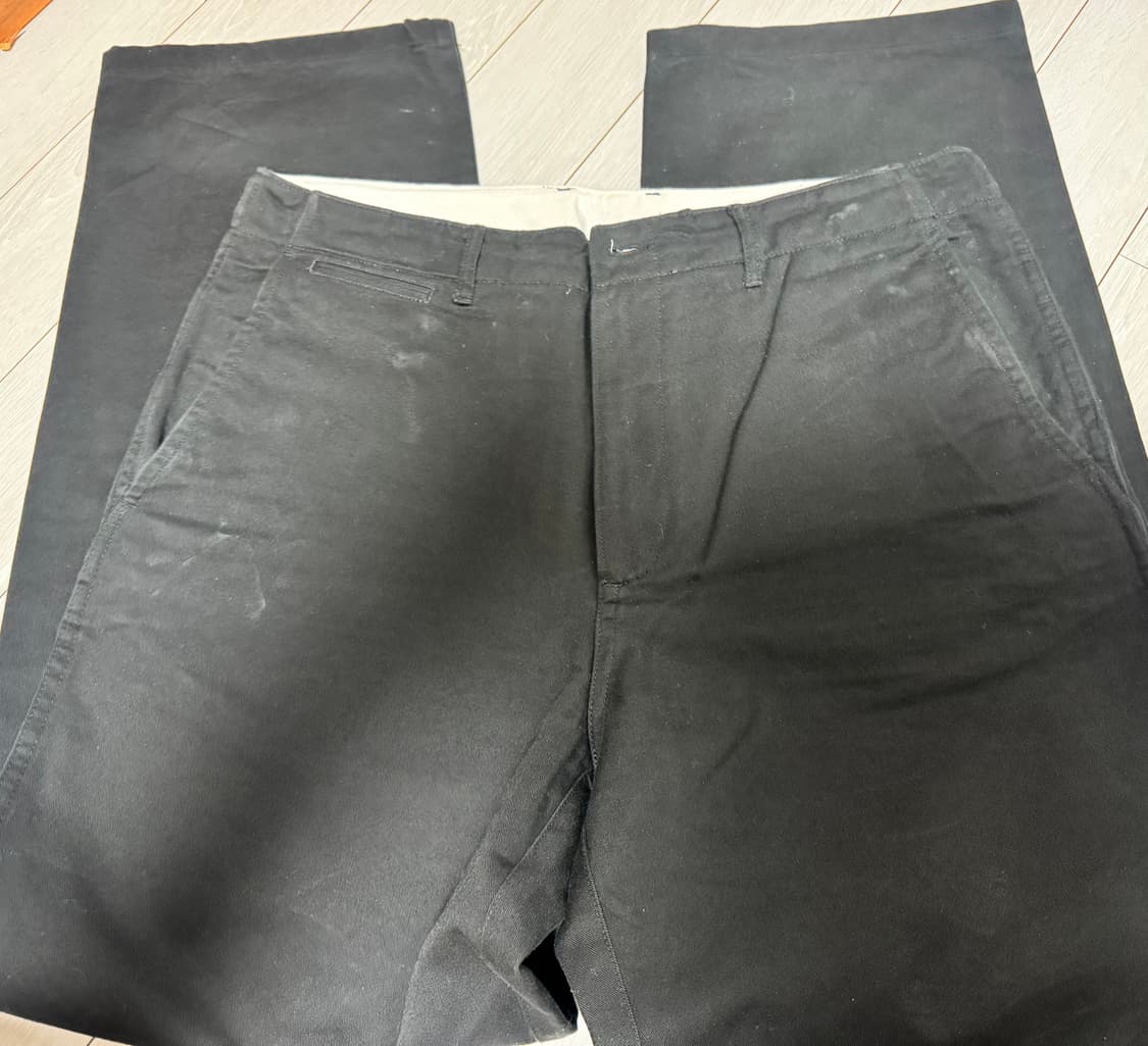 포터리 오피서 치노팬츠 블랙 상품이미지1