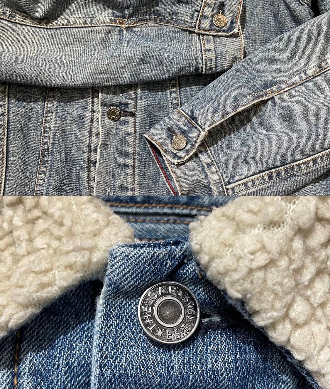 (M) GAP 갭 쉐르파 데님 자켓 상품이미지6