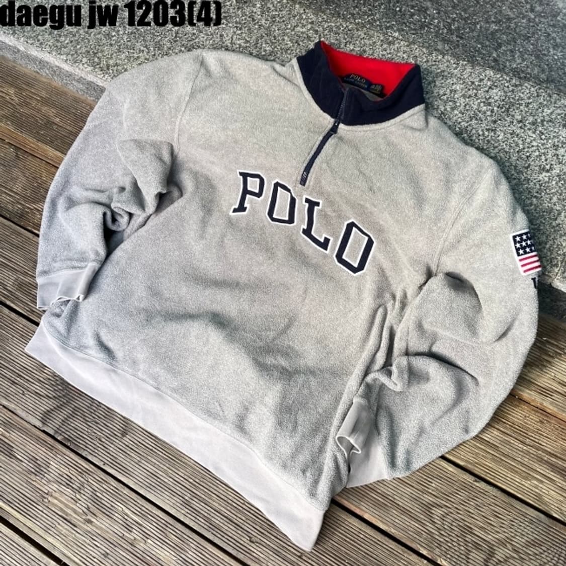 폴로 플리스 반집업 상품이미지1