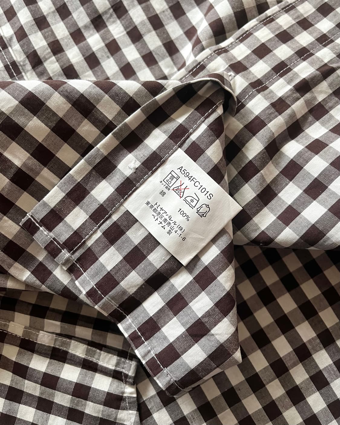1990s Konishi Yoshiyuki 1/2 Check shirt 상품이미지6