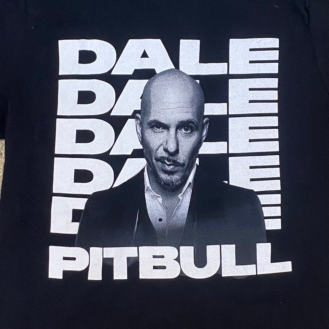 미국 빈티지 핏불 포인트 프린팅 반팔티 락티셔츠 상품이미지3