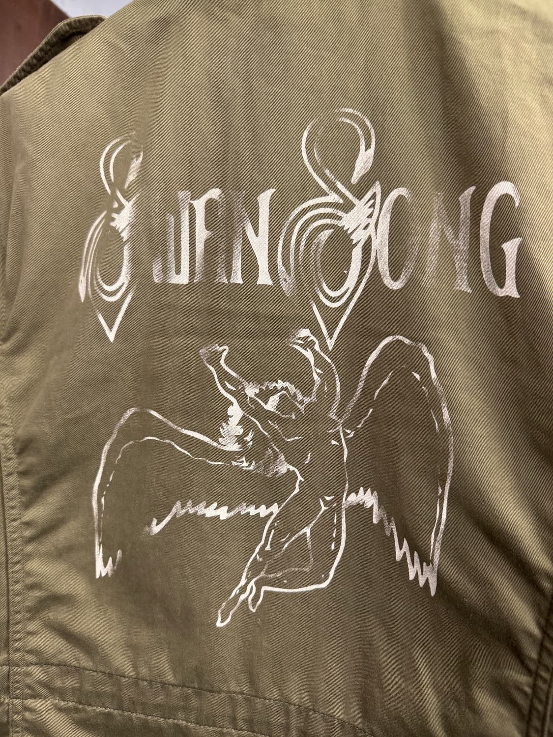 00’s 히스테릭 글래머X레드 제플린 M-65 밀리터리 자켓 상품이미지8