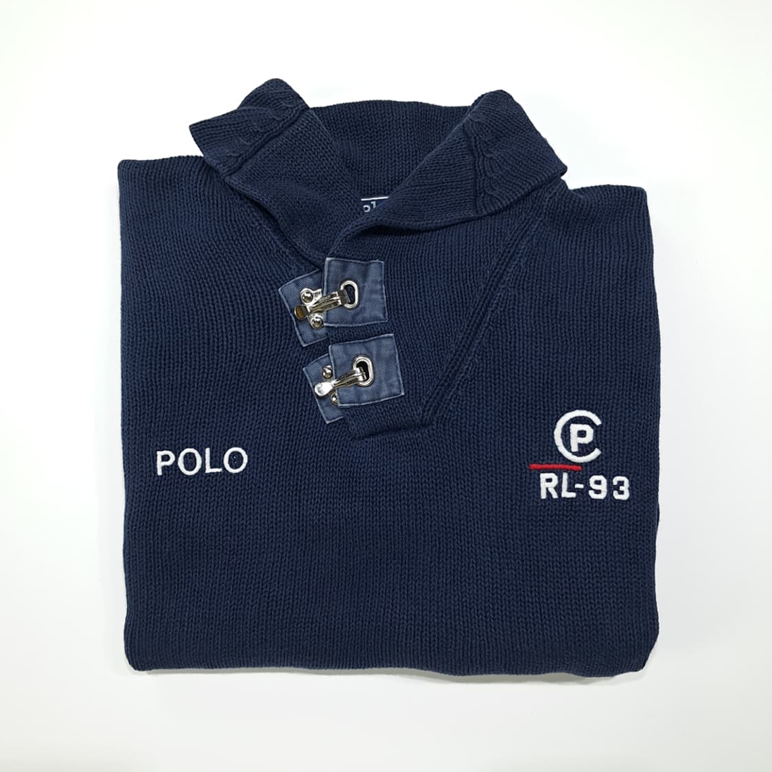 CL012 S 폴로 랄프로렌 RL-93 오리지널 숄카라 버클 니트 상품이미지6