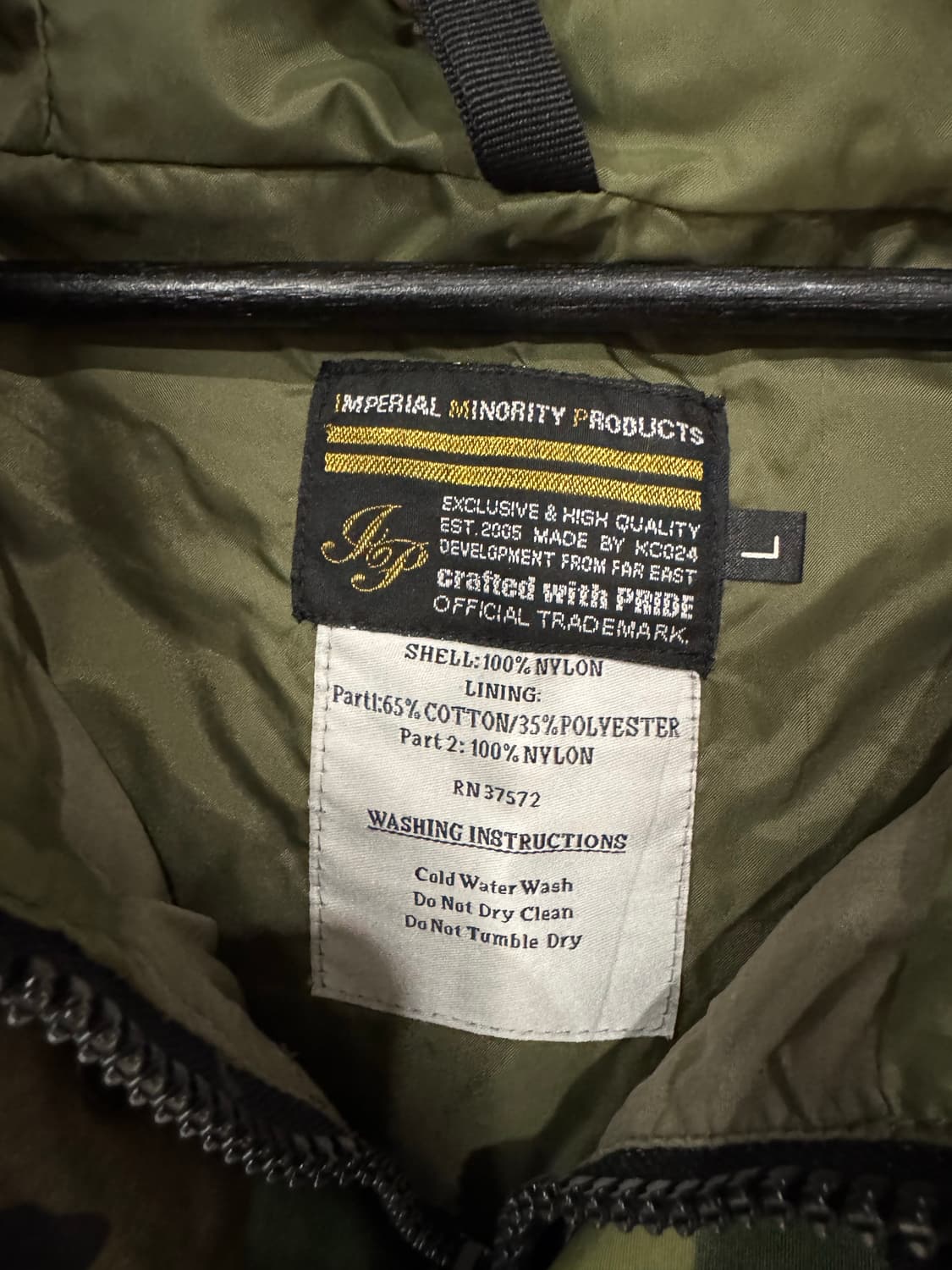 임페리얼 마이너리티 프로덕트 우드랜드 카모플라쥬 윈터파카 상품이미지3