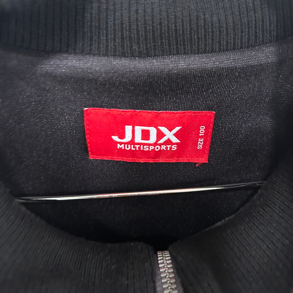 JDX 멀티스포츠 니트 코튼 배색 하이넥 자켓 상품이미지3